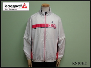 le coq sportif GOLF 2WAY ジップジャケット・L▲ルコックゴルフ/スニードジャック ウィンドブレーカー/23*1*3-17