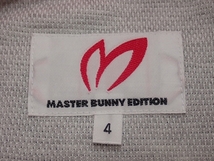 送料無料 MASTER BUNNY EDITION ポロシャツ・4◆マスターバニーエディション/パーリーゲイツ/ゴルフ/23*5*4-15_画像9