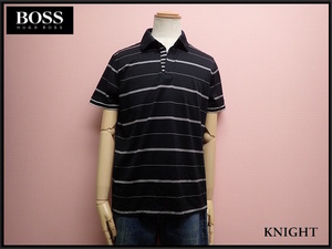 送料無料 BOSS HUGO BOSS スキッパーシャツ・M◆ヒューゴボス/ポロシャツ/23*5*1-11