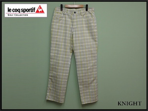 le coq sportif GOLF パンツ・79△ルコックゴルフ/チェック柄/22*12*1-12