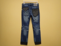 BUFFALO JEANS レザー使いジーンズ・2△バッファローボブズ バッファローボブス/デニムパンツ/@B1/23*10*3-13_画像2