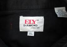 5001/ELY DIAMOND 長袖 ウエスタンシャツ XL●洗濯プレス済●ネコポス可●イーグル刺繍入り スナップボタン ビンテージ 古着_画像7