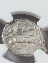 ●コイン● 211-BC208 銀貨 ヴィクトリアトゥス ジュピター ビクトリー ch MS 満点_画像7