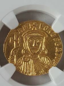 ●コイン● 803-811 金貨 東ローマ帝国 ニケフォロス2世 ソリダス MS