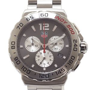 TAG Heuer タグホイヤー メンズ腕時計 フォーミュラ1 クロノグラフ インディ500 CAU1113.BA0858 グレー文字盤 クォーツ【中古】