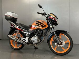 WH125-11 売り切り！１円スタート！☆始動動画有☆ノーマル！キャブ車！レプソルカラー！リアボックス付！検)YBR125 全国配送可能!福岡佐賀