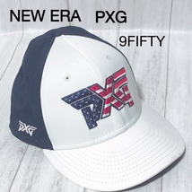 NEW ERA PXG 9FIFTY キャップ/ニューエラ PARSONS XTREME GOLF 星条旗ロゴ/ピーエックスジー_画像1