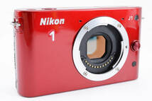 ★ 極上級★ NIKON ニコン 1 J1 ボディ RED 赤 レッド 純正バッテリー 充電器 #2005026_画像5