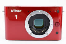 ★ 極上級★ NIKON ニコン 1 J1 ボディ RED 赤 レッド 純正バッテリー 充電器 #2005026_画像4