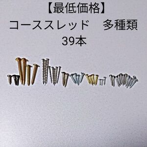 コーススレッドビス　多種類　39本　【最低価格】【全国送料無料】【即決】【コメント無し即購入可】