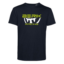 新作 BERIK ベリック プリント Tシャツ オーガニックコットン 237202L BLACK/YELLOW Lサイズ レディースサイズ 【バイク用品】_画像1