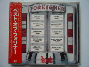 FOREIGNER　フォリナー　帯付　シール帯　ベスト盤　メロハー　旧規格　廃盤