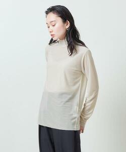 極美品 22SS MARW UNITED ARROWS アローズ MRW P SHEER TTL LSL お洒落上級者見え◎1枚着/インナー 万能アイテム◎ ほど良い透け感