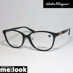 FERRAGAMO フェラガモ レディース　ラウンド　ボストン 眼鏡 メガネ フレーム SF2961LB-001-53 度付可 ブラック