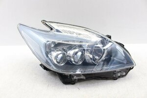 美品/キズ無　プリウス　ZVW30　前期　へッドライト　右側　運転席　コイト　47-30　LED　打刻 ニ　メッキ　81145-47240　301557