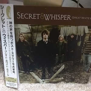 国内盤　帯付●スクリーモ●シークレット＆ウィスパー　SECRET＆WHISPER 「great white whale」