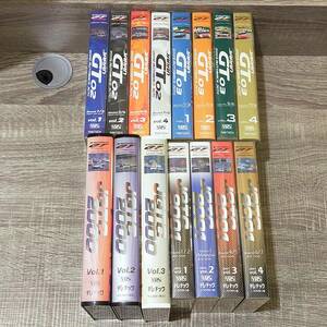 【VHS】 15本セット JAPAN GT 02 2002年 Vol.1～4 GT 03 2003年 Vol.1～4 JGTC 2000 Vol.1～3 2001 vol.1～4 ビデオテープ テレテック 沢山