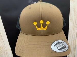 ＜未使用 送料無料 スコッティ キャメロン 2021 Scotty Cameron HAT MINI CROWN MESH SNAPBACK BROW/BLACK＞