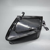 ハーレー XL1200NS スポーツスター 外し 純正 シングルサイドスイングアームバッグ サイドバッグ (XL883 汎用 アメリカン 等) 231018BD0030_画像6