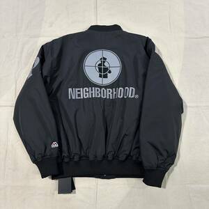 23AW 新品 NEIGHBORHOOD ネイバーフッド NH X PUBLIC ENEMY X MAJESTIC . BASEBALL JACKET パブリックエネミー XL