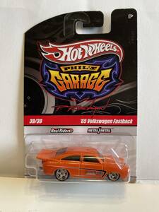 値下げ！！　HOT　WHEELS　PHIL'S　GARAGE　'65　Volkswagen　Fastback　レア　USカード版