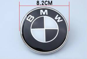 BMW emblem 82mm BMW emblem black white 