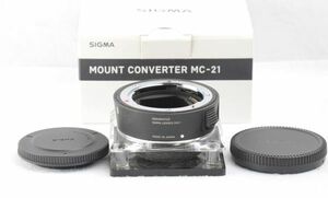■美品■ シグマ SIGMA MOUNT CONVERTER MC-21 パナソニック用 【付属品・元箱】　#510-022