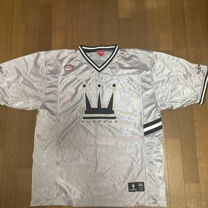 DADA supreme フットボールシャツ HIPHOP シルバー NFL 