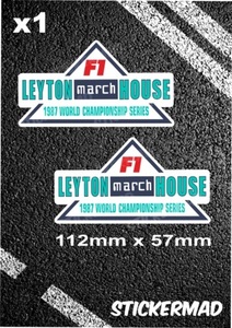 送料無料 LEYTON HOUSE　レイトンハウス 112mm×57mm 車 ステッカー デカール