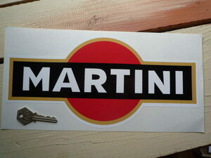送料無料 Martini マルティーニ 400mm × 200mm 車 バイク ステッカー デカール