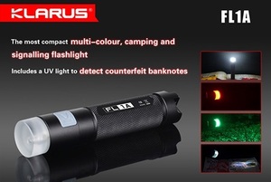 [ new goods ]KLARUS (klarus) FL1A UV multipurpose LED light 