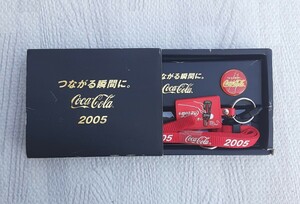 (未使用)コカ・コーラ 名札 ストラップ ピンバッチ つながる瞬間に。 Coca-Cola 2005 セット コレクション ネックストラップ レトロ バッジ