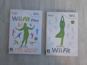 Wii Fit / Wii Fit Plus ニンテンドー Wii ゲームソフト 2本 まとめ売り Nintendo ウィー ウィーフィット TM プラス 任天堂 