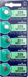 SR731SW(329) for watch acid . silver battery 1 seat 5 piece entering . rice field factory MURATA reverse imported goods new goods unused free shipping *