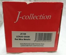 京商 Jコレクション J-Collection レクサス LEXUS GS430 2006 レッドマイカメタリック 1/43 ミニカー 中古現状品_画像2