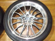 TOPYドルフレンDORFREN 8.5J-20 off+35 pcd114.3/5H ダンロップ ルマン5 245/40R20 95W 2021年タイヤ付4本 アルファード/ヴェルファイア_画像5