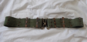  the US armed forces M1956 previous term model width woven cotton piste ru belt US MC sea .. Vietnam war nam war rare goods 6427A US ARMY land army 