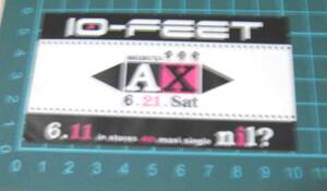 10 FEET AX　ステッカー