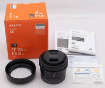 ★極美品★ SONY FE 24mm F2.8 G SEL24F28G ★ 3年ワイド保証付 送料無料_画像1