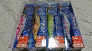 メジャークラフト 餌木蔵 3.0号 4本セット 4個セット 新品1 Major Craft Egizo 3号 エギゾウ エギゾー イカメタル オモリグ にも