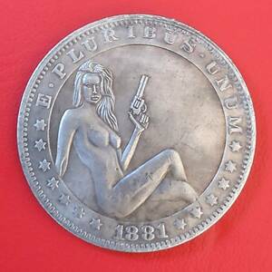 古銭 外国硬貨　アメリカ合衆国　ルンペン記念幣 モルガン B2-1