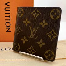 H0265【美品】 LOUIS VUITTON ルイヴィトン M62288モノグラム ポルトフォイユ マルコ 二つ折り 財布 ウォレット　_画像1