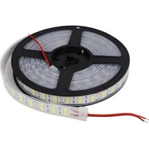 LEDテープライト ブルー 青 24V 5M 2列 5050SMD カバー付 600連 切断可 蛍光灯 トラック 船舶 サイド マーカー LEDテープ 劣化防止 DD56_画像2