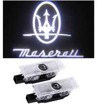 Maserati マセラティ ロゴ カーテシランプ LED タイプ レヴァンテ クアトロポルテ ギブリ プロジェクター Levante ドア ライト_画像1