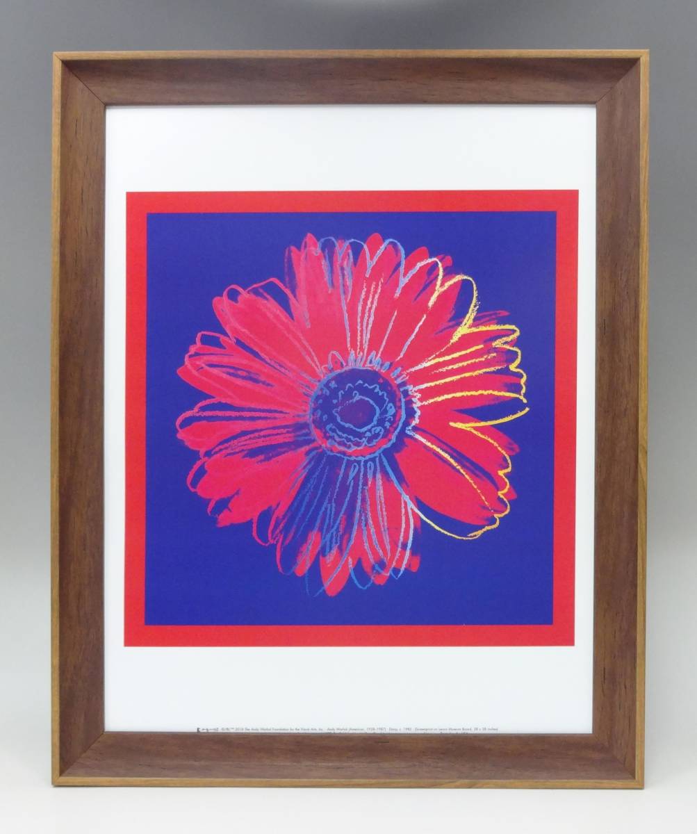 Brand new ☆ Framed art poster ★ Painting ☆ andy warhol ★ Andy Warhol ☆ American pop art ◎ Daisy ☆ Daisy ☆ Flower ☆ 75, artwork, painting, others