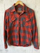 TMT ティーエムティー シャツ バッファローチェック STANDARD BUFFALO CHECK SHIRT レッド×ブラック 【M】_画像1