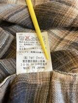 プレミア超希少良品☆TMT ティーエムティー ウエスタン　チェック シャツ　STANDARD CHECK SHIRT ブラウンチェック 【S】_画像5