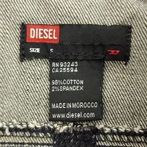 291015◎【Sサイズ】DIESEL ブラック デニム ジャケット テーラード スリム Gジャン ディーゼル レディース▲_画像7