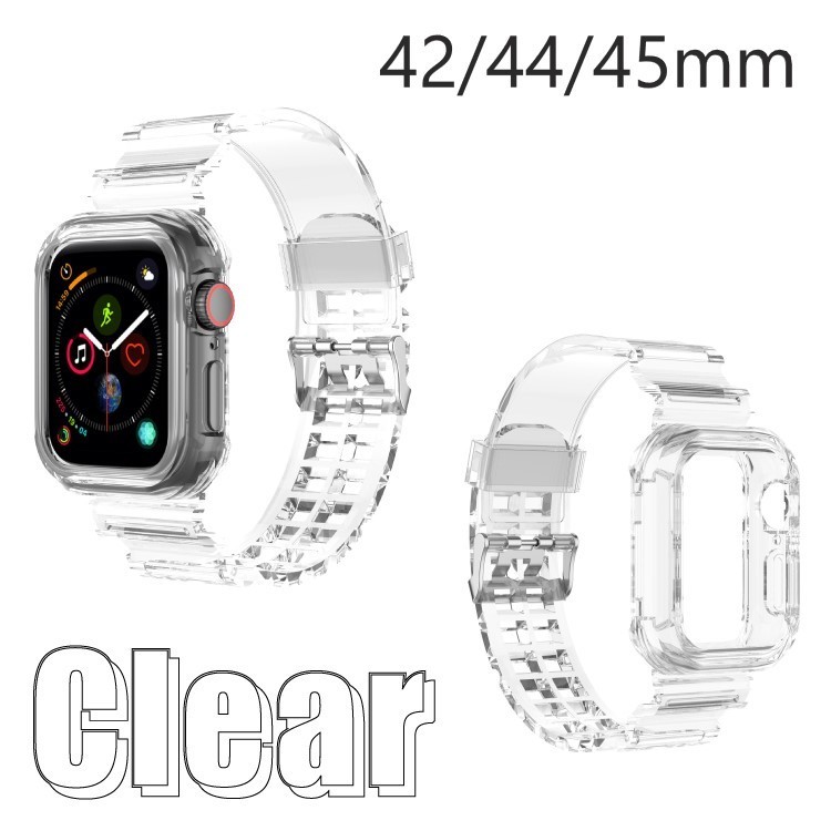 新品 Apple Watch クリアバンド クリア 38mm 40mm 41mm Series SE2 SE