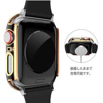 アップルウォッチ 3 2 1 カバー 38mm ネイビー ＆ ピンクゴールド Apple Watch 取付簡単 超軽量型 全面保護 画面保護 耐衝撃 Series3 2 1_画像4